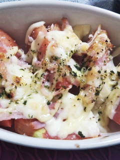 トマトとベーコンのチーズ焼き-レシピのメイン写真