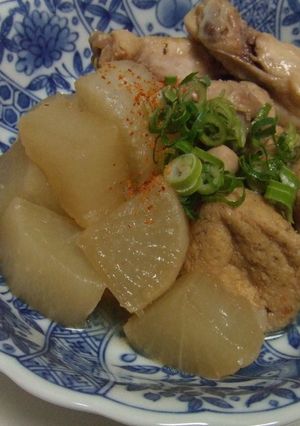 大根と鶏肉・がんもちゃんの煮物-レシピのメイン写真
