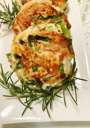 野菜たっぷり鶏バーグ-レシピのメイン写真