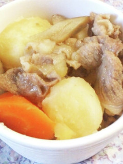 じゃがいもと豚肉の煮物!-レシピのメイン写真