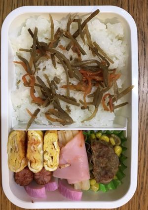 へたくそパパ→高校息子弁当ハム巻きポテト-レシピのメイン写真