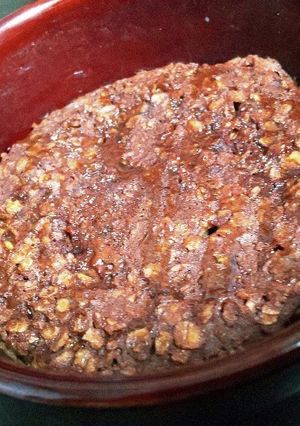 簡単卵なし！プロテインオートミールケーキ-レシピのメイン写真