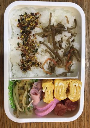 へたくそパパ→高校息子弁当　きんぴら-レシピのメイン写真