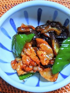 豚肉ピーマン茄子のオイスターソース炒め-レシピのメイン写真