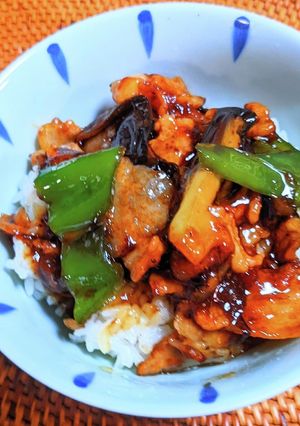 豚肉のオイスターソース炒め丼-レシピのメイン写真