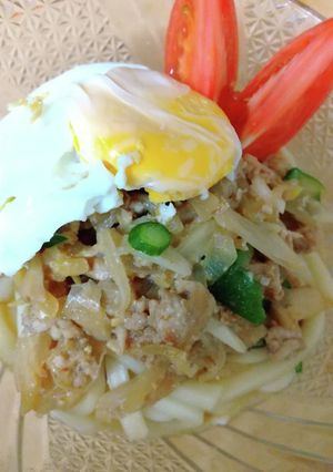 担々釜揚げうどん-レシピのメイン写真