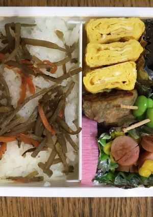 へたくそパパ→高校息子弁当 枝豆串-レシピのメイン写真