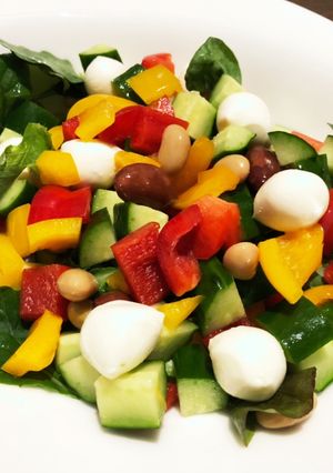 角切り野菜の【サラダ】-レシピのメイン写真