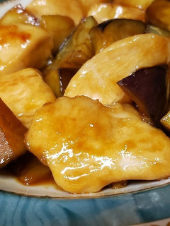 鶏むねとナスの黒酢からめ-レシピのメイン写真