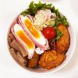レンジでハムエッグ