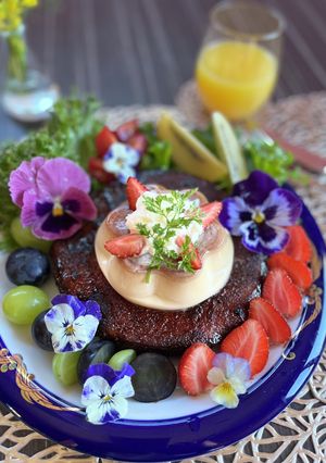 スポンジケーキでブリュレフレンチトースト-レシピのメイン写真