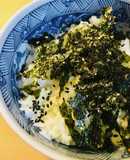 味付け海苔＆ゴマ塩ふりかけの白ごはん