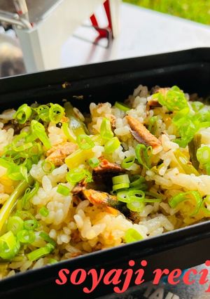 キャンプ飯 いわし味付 メスティン-レシピのメイン写真