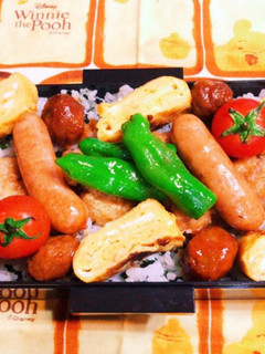 時短 お弁当盛り付け記録 家にある食材で-レシピのメイン写真