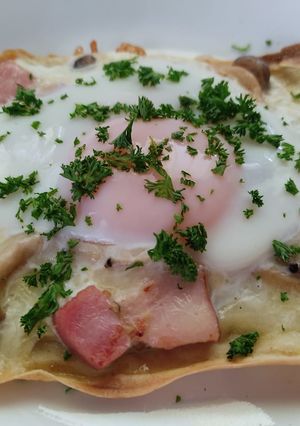 ホットサンドメーカーで蕎麦粉のガレット-レシピのメイン写真
