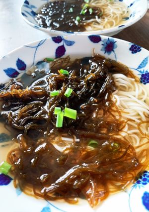 残った素麺ともずくスープ-レシピのメイン写真