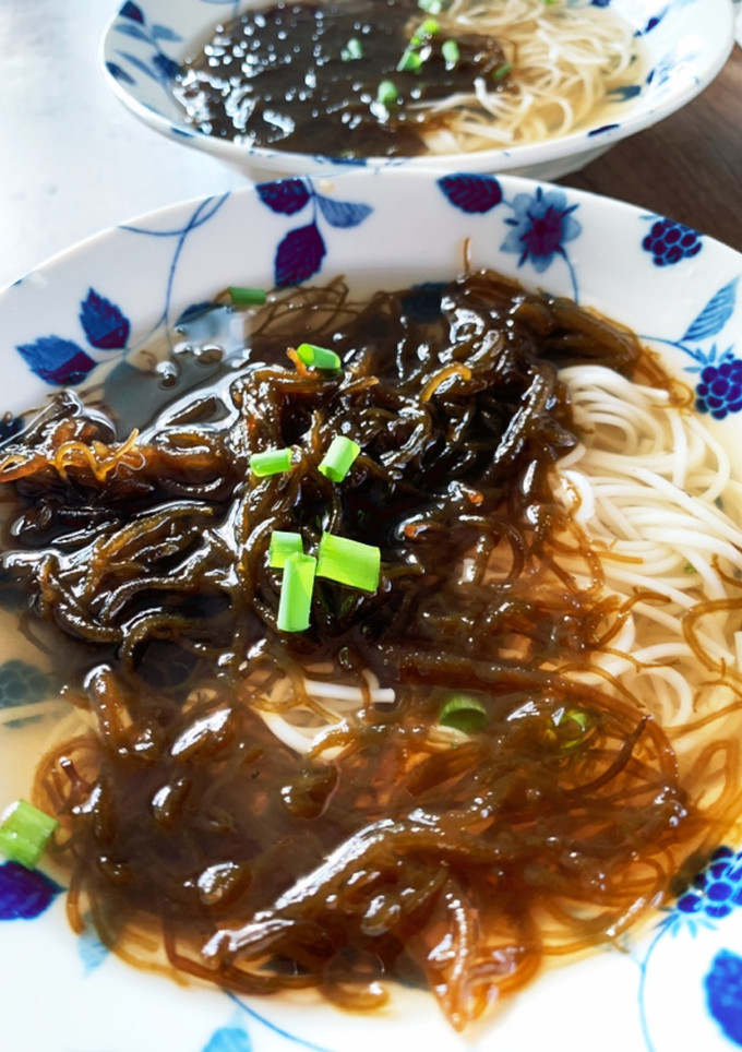 残った素麺ともずくスープ-レシピのメイン写真