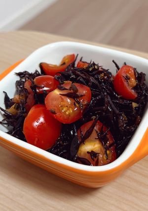 ひじきとトマトのサラダ-レシピのメイン写真