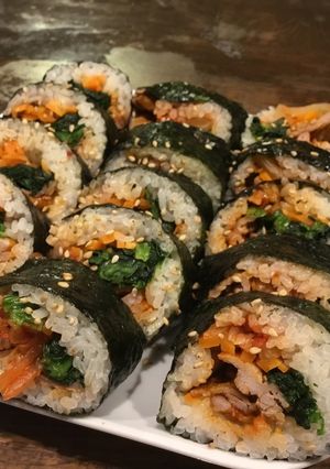豚コマキンパ-レシピのメイン写真