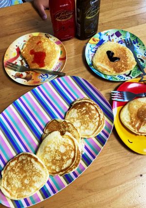 簡単！ふわもちホットケーキ-レシピのメイン写真