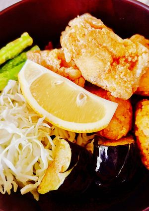 ササミ唐揚げ丼-レシピのメイン写真