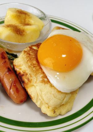 おかずパンケーキプレート-レシピのメイン写真