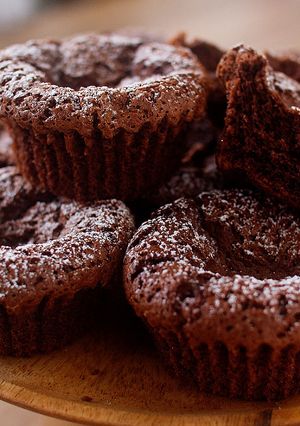 マフィン型で！生チョコ風♪ガトーショコラ-レシピのメイン写真