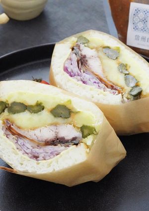 マッシュポテトと鯖の西京焼き風サンド-レシピのメイン写真