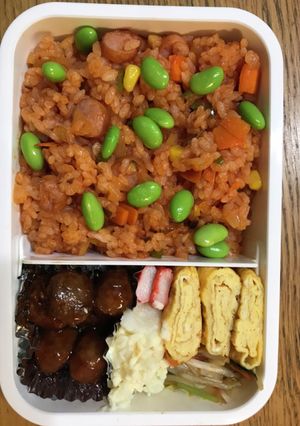 へたくそパパ→高校男子弁当　いろどり-レシピのメイン写真