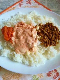 納豆&明太マヨのカフェ丼-レシピのメイン写真
