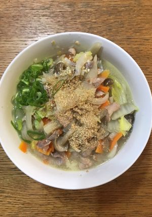 へたくそパパ→高校男子夕飯　豚汁うどん-レシピのメイン写真