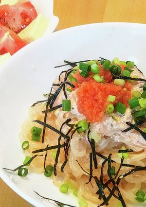低糖質！簡単めんたいクリームしらたき-レシピのメイン写真