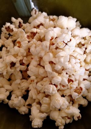 *油無しでガス火でポップコーン出来た！*-レシピのメイン写真