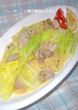 豚肉とキャベツのナンプラー味パスタ-レシピのメイン写真