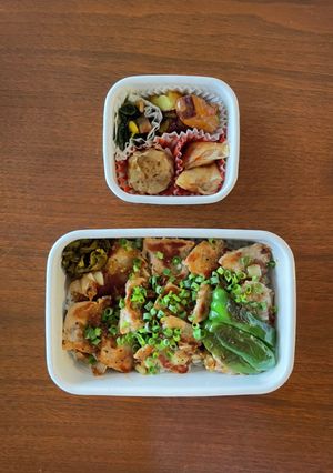 中学生野球弁当61｜ねぎ塩豚焼肉丼-レシピのメイン写真