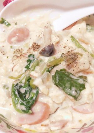 オートミールと豆腐のリゾット-レシピのメイン写真