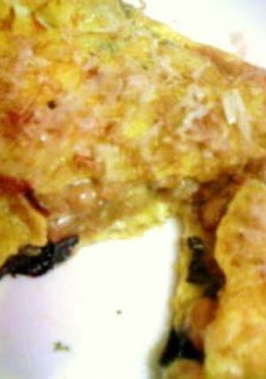 チーズ入り　納豆オムレツ♪-レシピのメイン写真