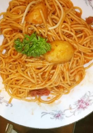 じゃがいもナポリタンうめパセリ-レシピのメイン写真