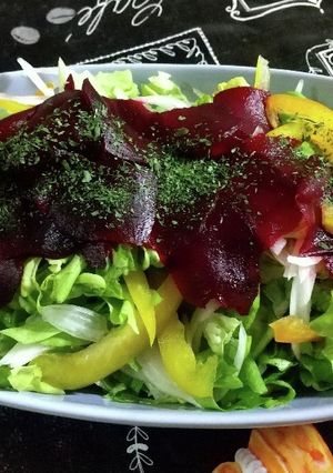 ビーツとパプリカのサラダ-レシピのメイン写真