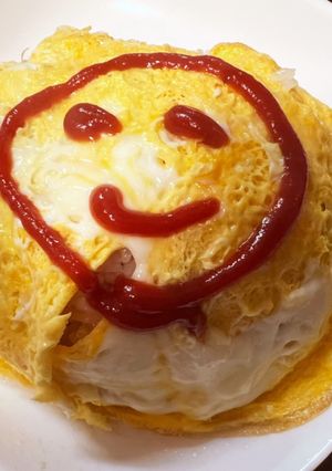 おかんレシピ＊オムライス-レシピのメイン写真