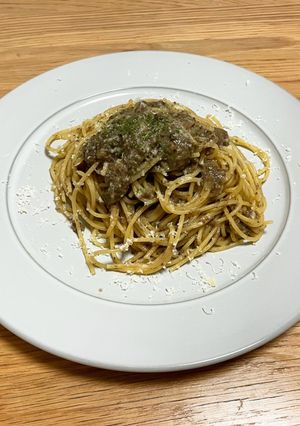 簡単美味いマッシュルームパスタ-レシピのメイン写真