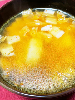 キムチとじゃが芋の中華スープ-レシピのメイン写真