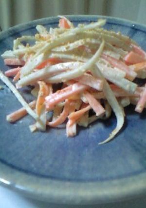 簡単　ミツカンの味ぽんでごぼうサラダ-レシピのメイン写真