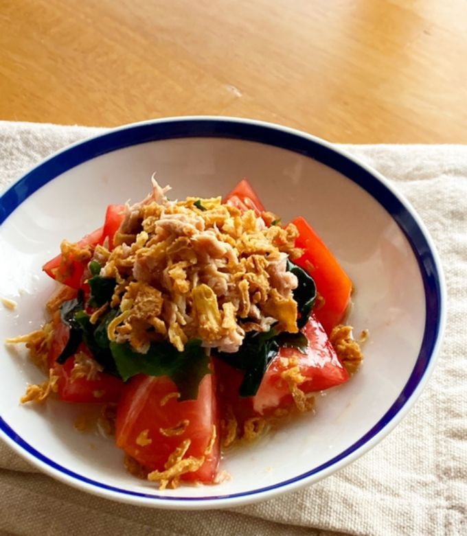 トマトとツナの勝手にうま塩サラダ＊ by sacchiん 【クックパッド