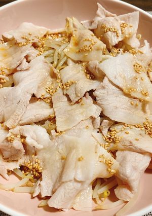 豚しゃぶともやしのごまポン酢-レシピのメイン写真