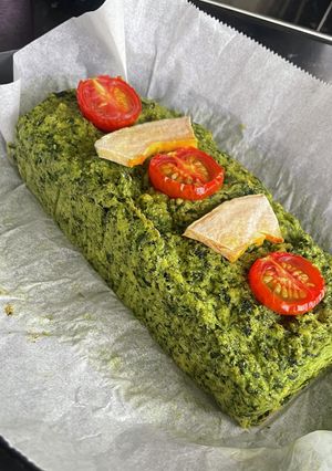 粉無し！おからパウダーほうれん草ケーキ-レシピのメイン写真