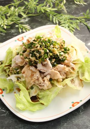無限！冷しゃぶサラダ　油淋鶏風-レシピのメイン写真