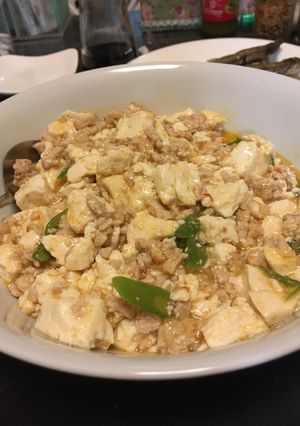 爽やかな辛さの青唐辛子入り〜塩麻婆豆腐〜-レシピのメイン写真
