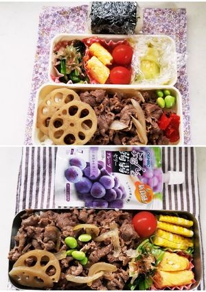 牛肉弁当(6.20)-レシピのメイン写真