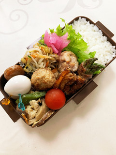 高校生娘のお弁当2022.06.20-レシピのメイン写真